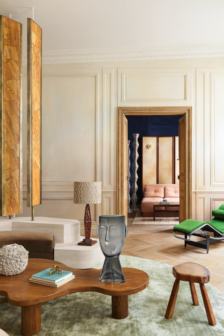 MODI BODHI Glass Face Vase - Amber or Gray