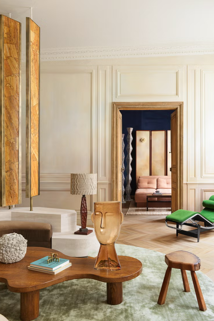 MODI BODHI Glass Face Vase - Amber or Gray